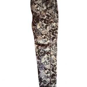 Chico's blue and navy Brocade Ankle Pants- size 3 - Excellent condition!!